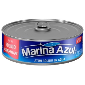 Marina azul atun solido en agua 120g