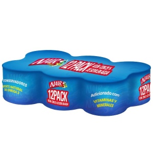 Nair atún en agua 120 gr 12 pack libre de soya