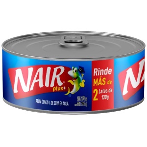 Nair - plus+ atún con 25% de soya en agua 270g