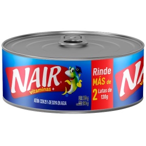 Nair vitaminas+ atún con 25% de soya en agua 270gr